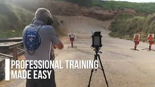 IPSC shooting with Romtes electronic target