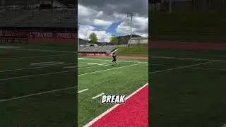 Route Running Tips | Dig Route #shorts #widereceiver