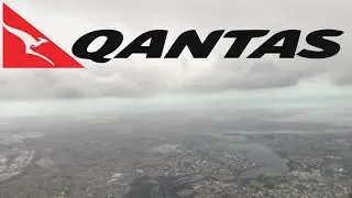 Perth Airport Qantas Boeing 737 Takeoff Bound for Sydney