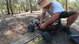 Arrma tough baby!  just a short clip of something that changed my mind over Arrma being weak...