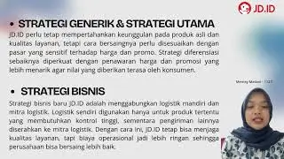Merancang Ulang Strategi Bisnis Perusahaan JD.ID | Kelompok 9