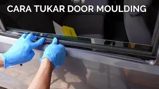 KURANG SIKIT BUNYI ANGIN DARI LUAR | TUKAR SEMUA GETAH PINTU & MOULDING