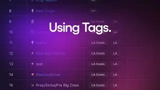 Use Tags to Organize Budgets Inside Saturation