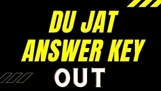 DU JAT 2020 ANSWER KEY OUT !!! How to Challenge Wrong Answers ? NEXT LEVEL STUDIES #SHORTS