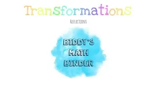 Transformations |Reflections|