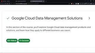 Google Cloud Data Management Solutions | Module 1 | Quiz Answers #googlecloud