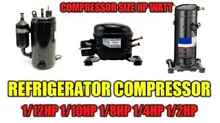 fridge refrigerator compressor hp watt in hindi