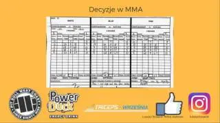 Decyzje w MMA