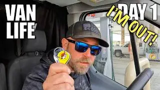 REAL VANLIFE Day One | Quit my job to Chase Warmer Weather and Buc-ee's