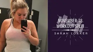 November '18 Workout Split | Sarah Lokker