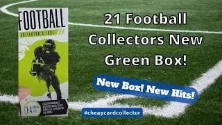 2021 Collectors Edge Football Break. New Green and White Box!