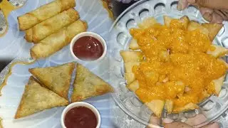 Crispy Beef Samosa, Veg Spring Rolls & 1-Bite Potato Samosa | Easy Ramadan & Iftar Snacks