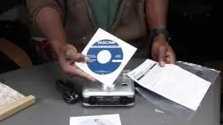 Распаковка аудиоинтерфейса USB TASCAM US-322 с 2 входами и 2 выходами