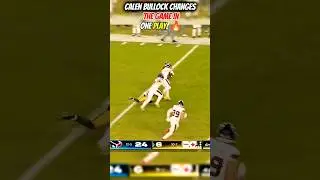 CALEN BULLOCK HOUSE CALL! 🏠🔥 Pick-Six vs #NFL #NFLShorts #HOUvsPIT #CalenBullock #PickSix #Touchdown
