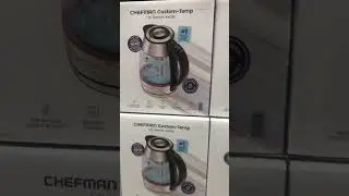 Costco's Chefman Kettle 1.8 Liter with Tea Infuser: A Convenient Brew for Tea Lovers #costco #deals