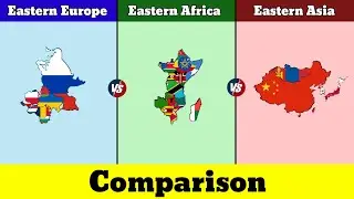 Eastern Europe vs Eastern Africa vs Eastern Asia | Comparison | Data Duck 2.o