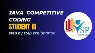Student ID Coding Question in Java | Placement Logic Problem