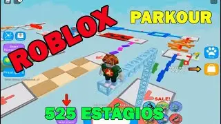 ROBLOX - FAZENDO PARKOUR DE 525 EST&Aacute;GIOS (Mega Easy Obby) | FittiGames