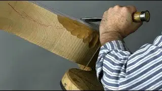 How to Carve a Koi Carp - 2 Bosting the Body