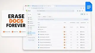 How to Permanently Delete Google Docs Files (Trash Cleanup Safety)