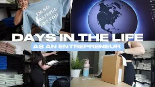 DAYS IN THE LIFE AS AN ENTREPRENEUR | launch day, packing orders, etc.