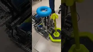 Vex U robot scoring perfectly on stake for HIGH STAKES COMPETITION #vex #robot #highstakes #robotics