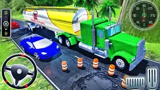 Oil Tanker Transporter Truck Driving Simulator - Offroad Transportation Drive - Android GamePlay