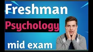 Freshman Psychology Mid exam #freshmancourse #psychology #afaanoromoo #logic #geography #midexam