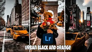 How to Edit Urban Black and Orange | Lightroom Mobile Presets | Urban Dark Orange | Urban Orange