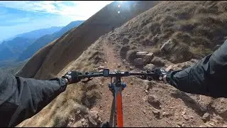 Discesa da Montecampione a rifugio Piardi Colle di San Zeno