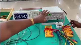 Voltage follower using IC741 opamp