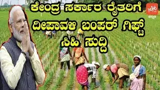 Modi Government Big Announcement | BJP Govt Diwali Gift For Farmers | YOYO TV Kannada