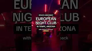 EUROPEAN NIGHTCLUB IN AZ?! 🍸 #shorts