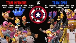 Team Infamous vs Team Spot 10v10 Crew Battle - CenCal Civil War 2022 - HD Reupload