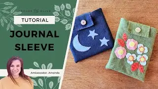 How to Make an Easy Journal Pouch | No Sewing Machine Needed!