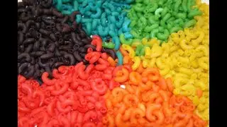 How to make Colored Pasta with food coloring!