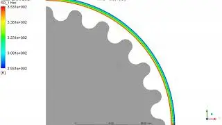 ANSYS Polyflow - Rubber Curing (Vulcanization)