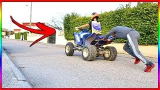 JE FAIT TESTER MON QUAD A MOMO ! TOUT NE SE PASSE PAS COMME PRÉVU ...