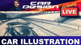 How to Draw Cars - ILLUSTRATION Blue Pencil