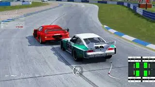 Assetto Corsa Offline Race Sebring in Late 70s early 80s IMSA GTO GTX and AAGT cars