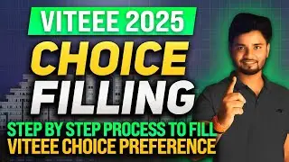 VITEEE Choice Filling Process 2025  - How to Add, Edit, and Update Choices Steps Explained  #VITEEE