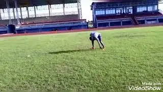 Eagles FC  under 17 captain  Shakeel king working out