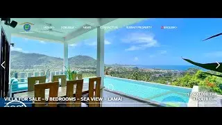 VM206 - Sea view villa 3 bedrooms with pool - Lamai - Koh Samui