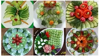 40 different styles salad decorations ideas/trending salad decorations ideas#viral #viralvideo 