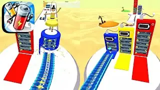 Battery Run 3D ​- All Levels Gameplay Android,ios (Levels 155-156)