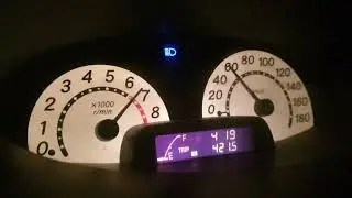 Vitz RS 1.5L 1NZ-FE Stock 0 to 120 Km/h Run || NCP13 || Toyota Vitz RS OEM ECU