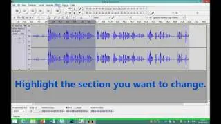Changing Pitch on Audacity