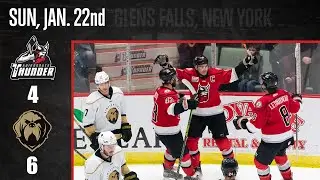 1/22/23 Newfoundland Growlers 6 - Adirondack Thunder 4