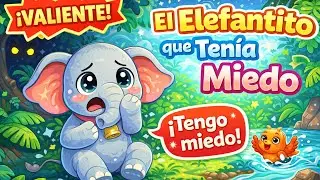 El Elefantito que Aprendió a Ser Valiente 🐘🌈
