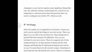 How to migrate from one web hosting server to another